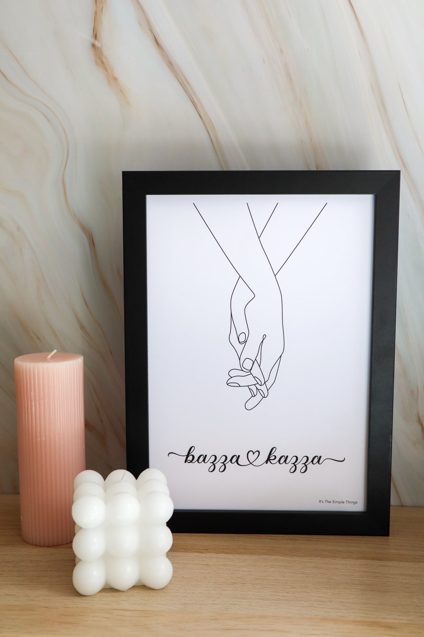 Personalised Partner Name Print