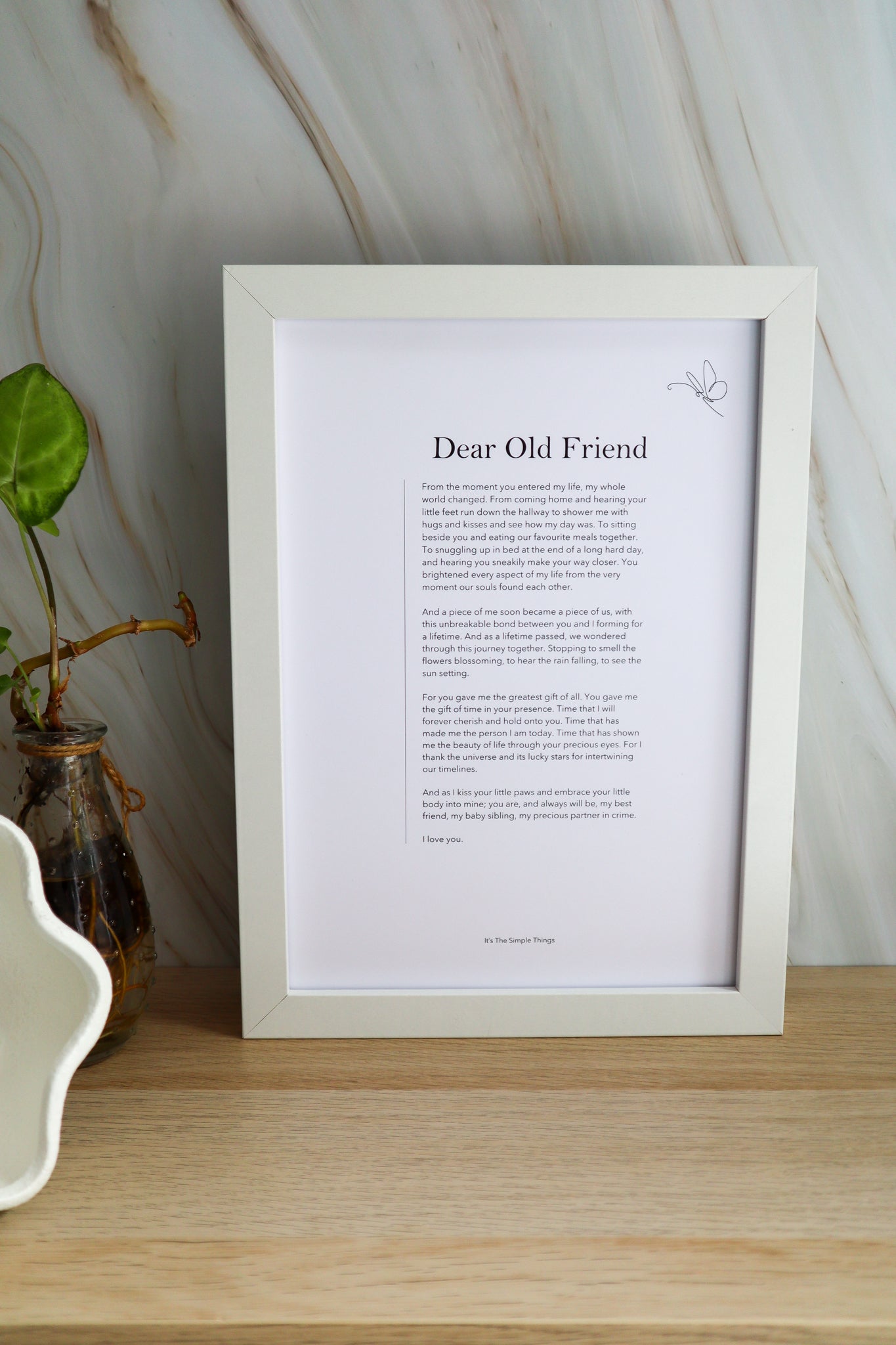 "Dear Old Friend" Print (About Pets)