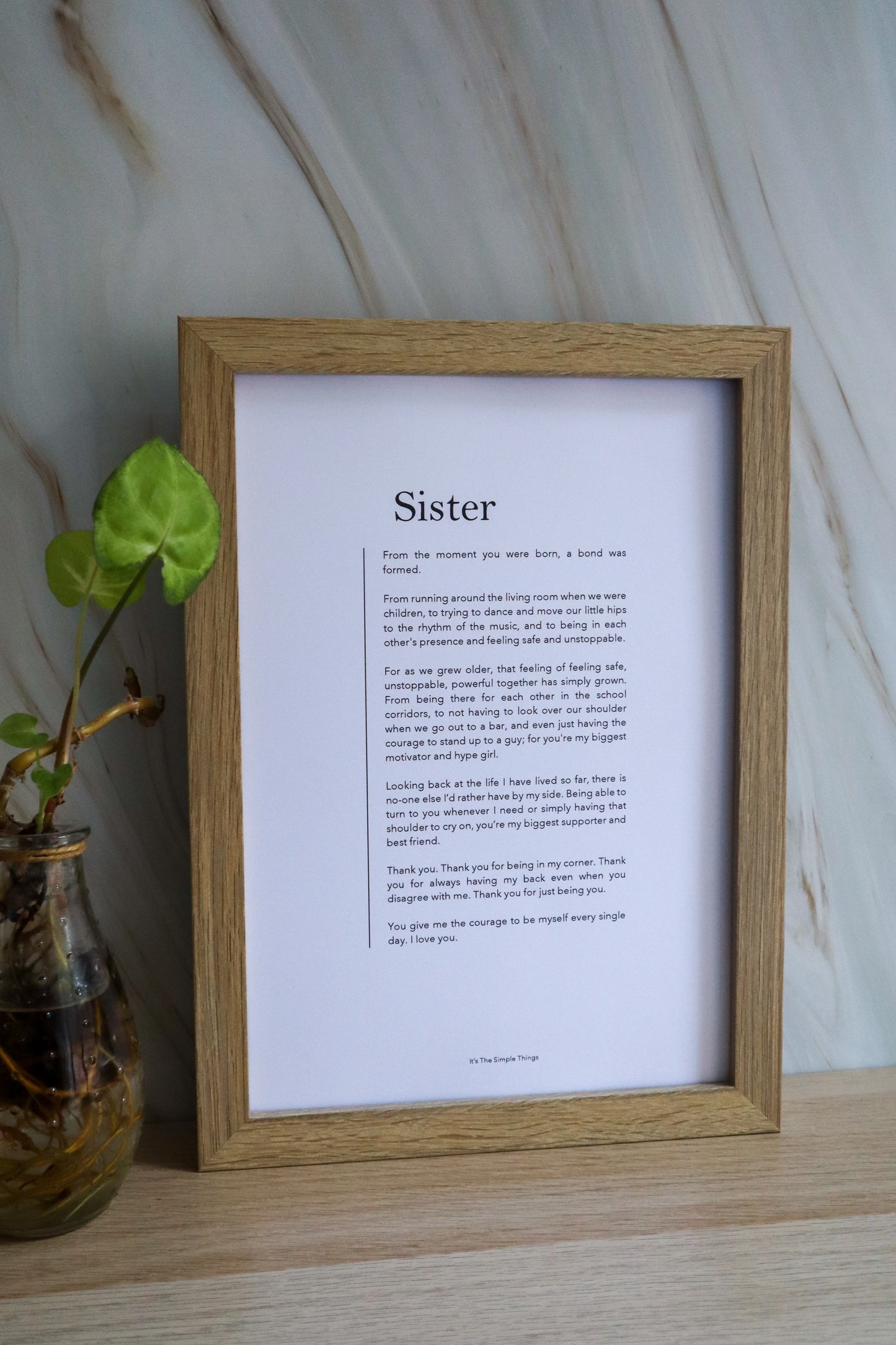 "Sister" Print