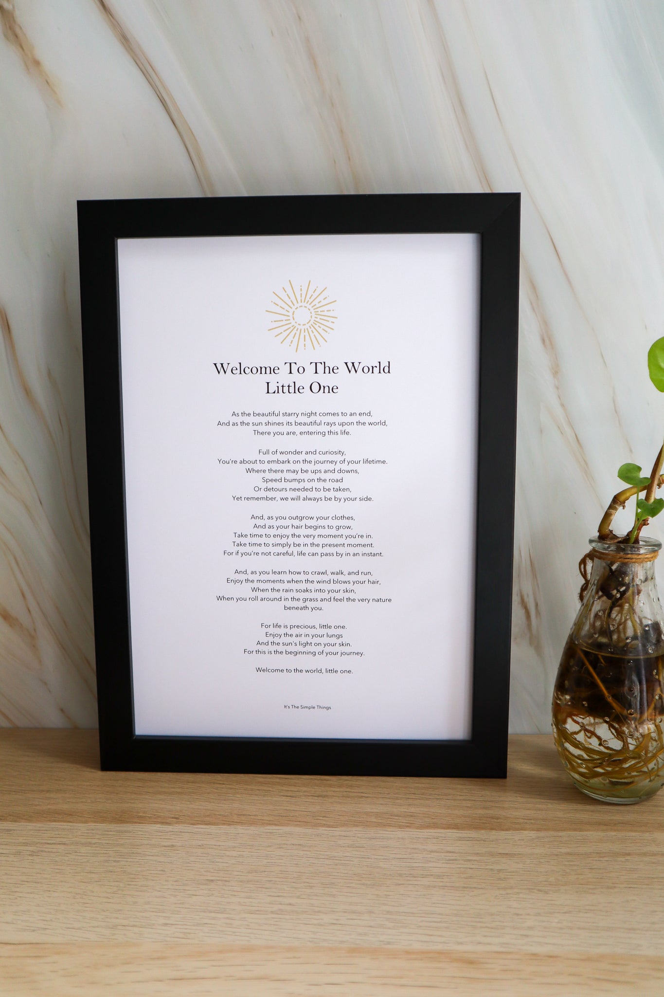 "Welcome Little One" Print
