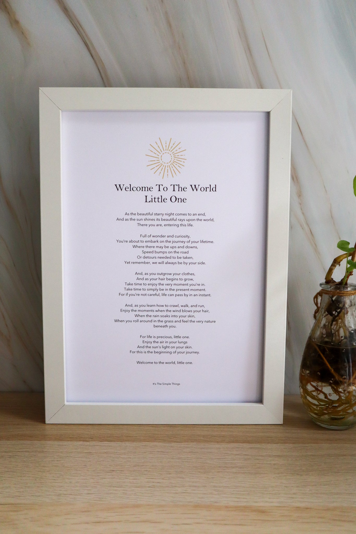 "Welcome Little One" Print