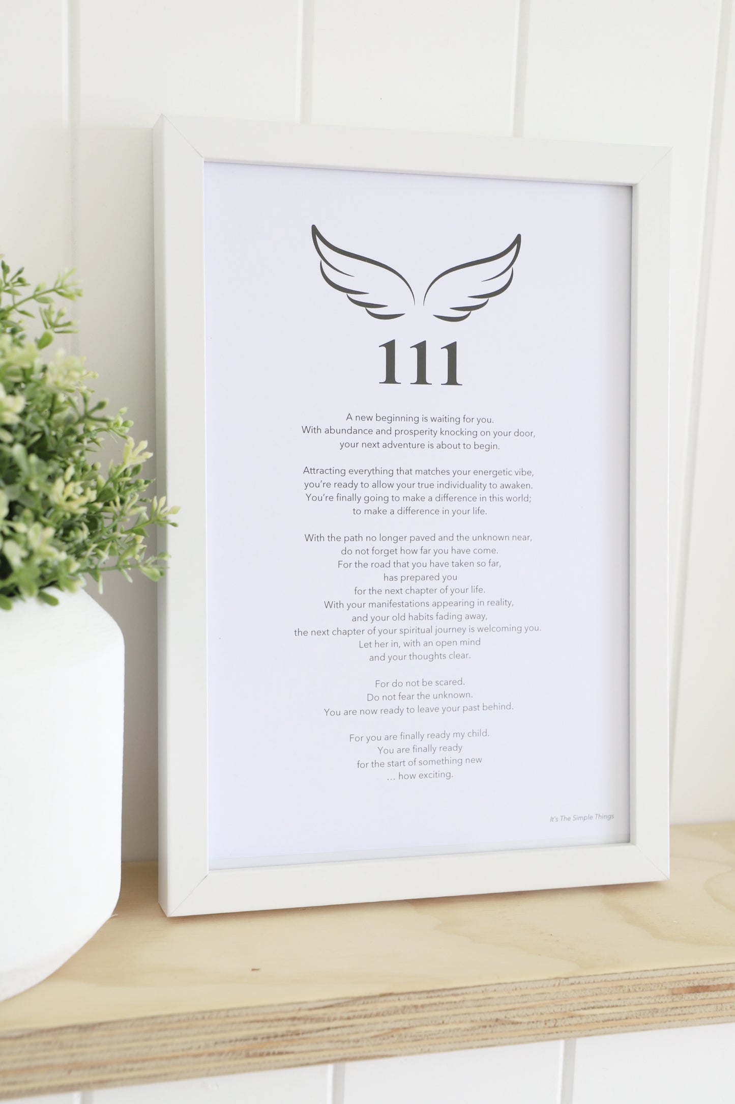 "111" Angel Number Print
