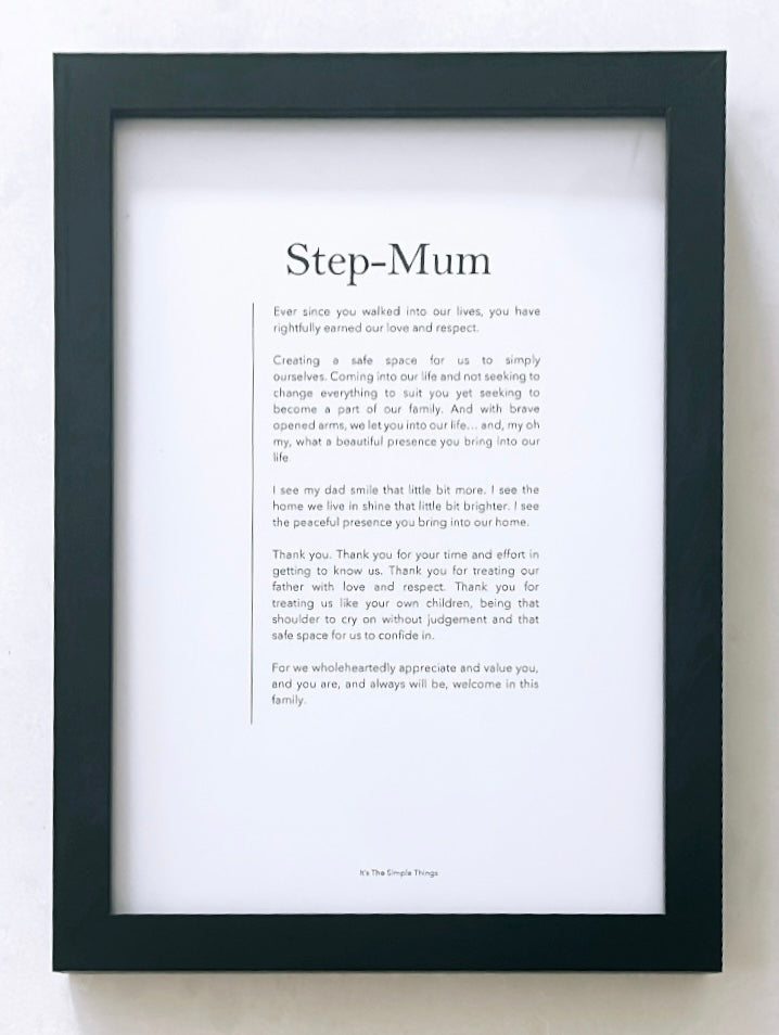 "Step-Mum" Print