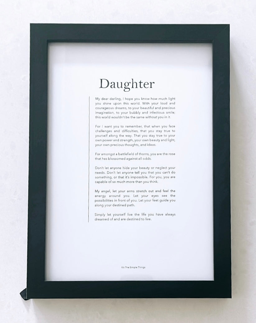 "Daughter" Print