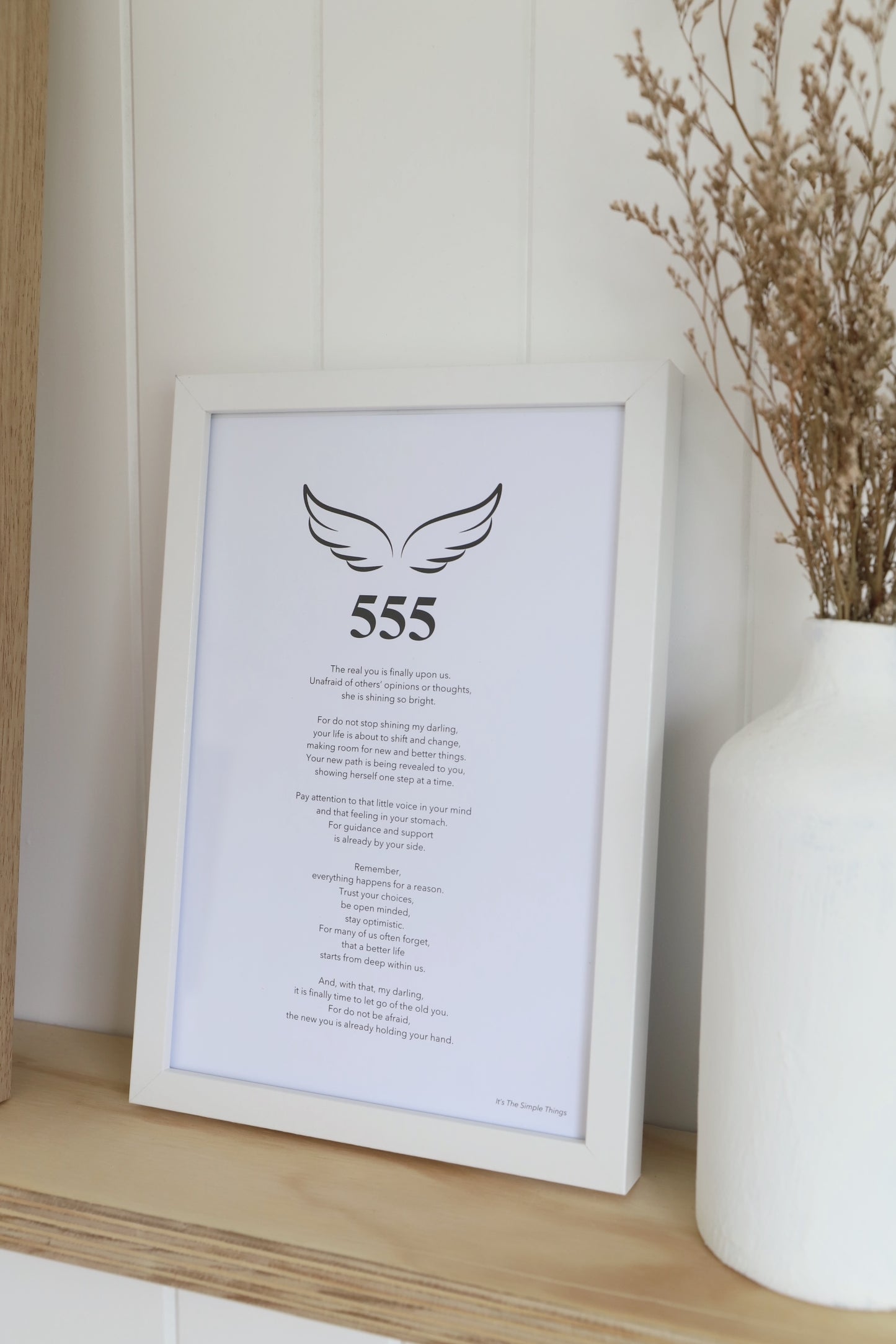 "555" Angel Number Print