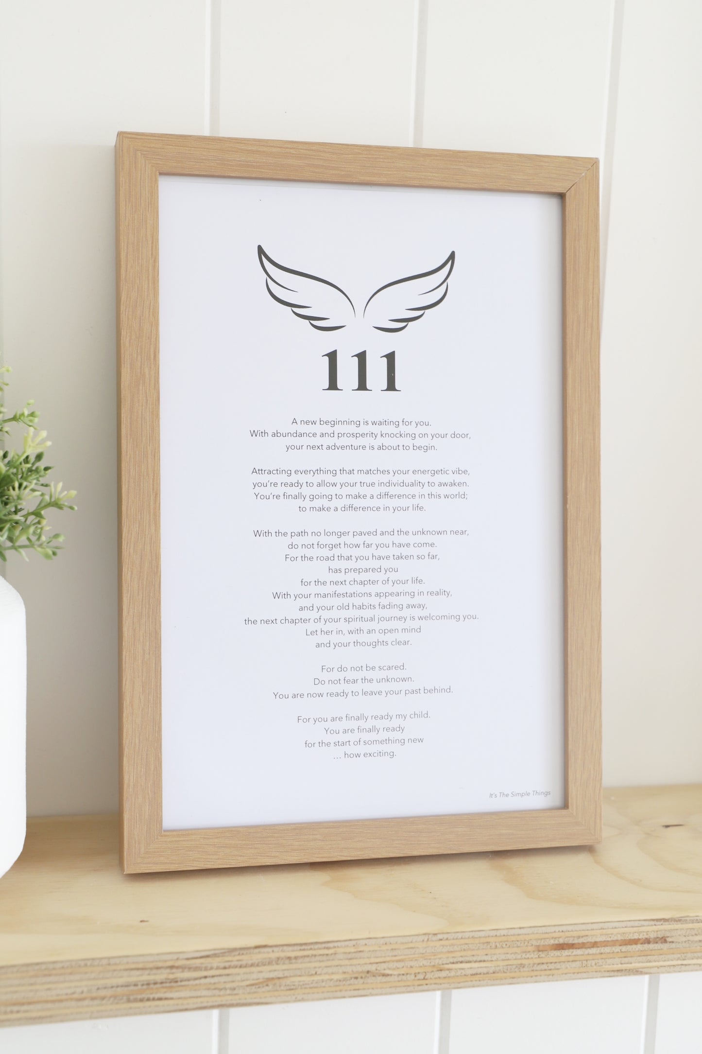 "111" Angel Number Print