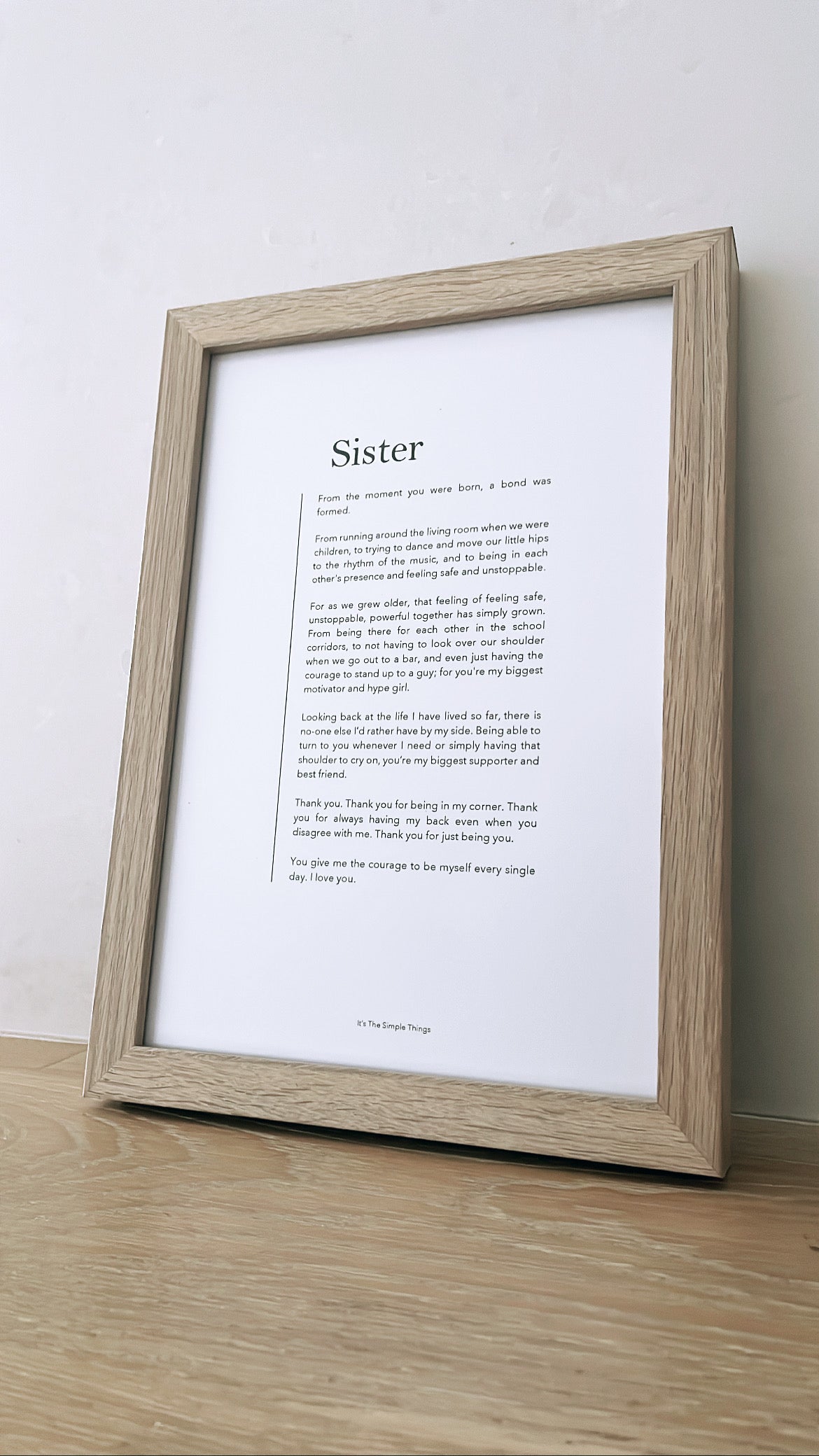 "Sister" Print