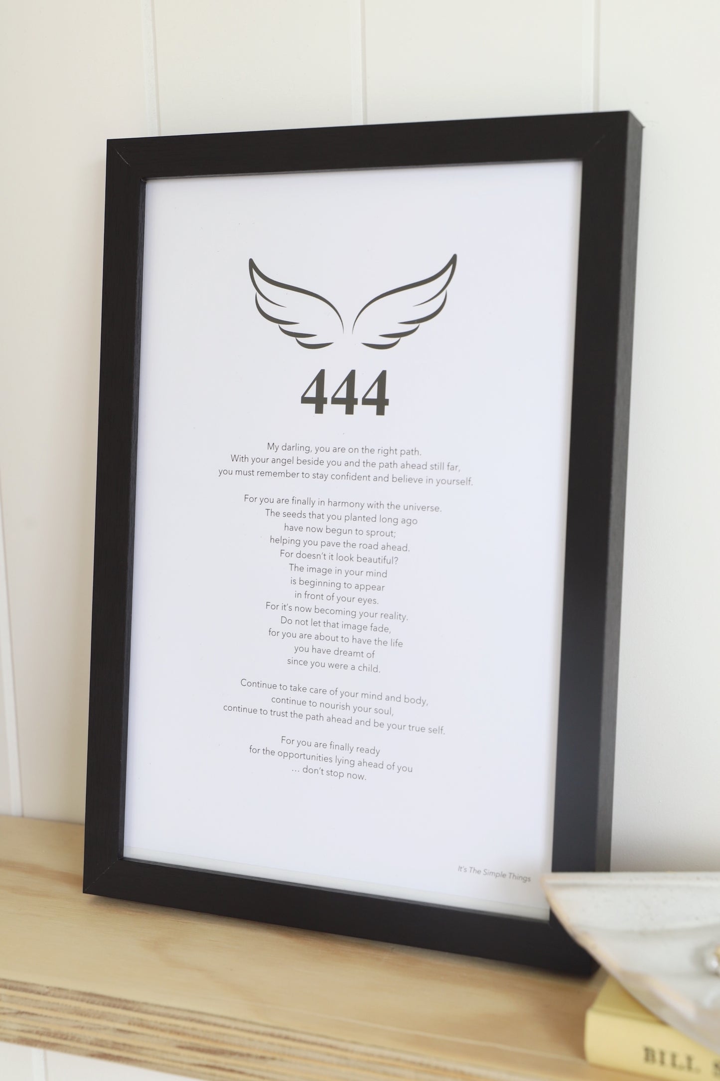 "444" Angel Number Print