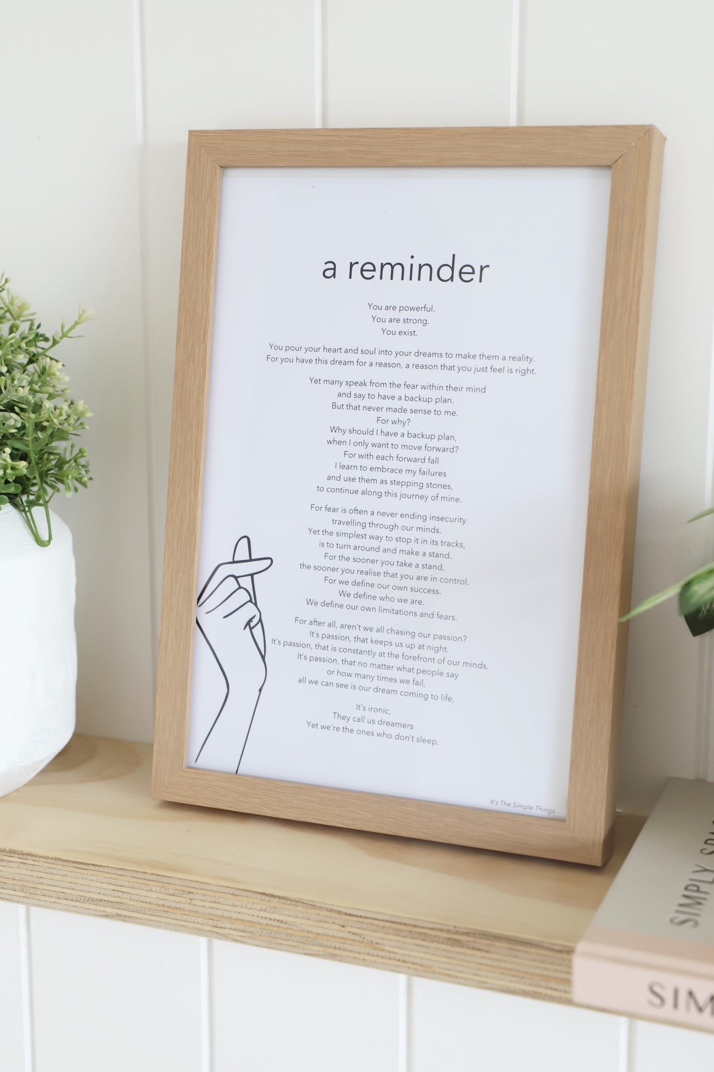 "A Reminder" Print