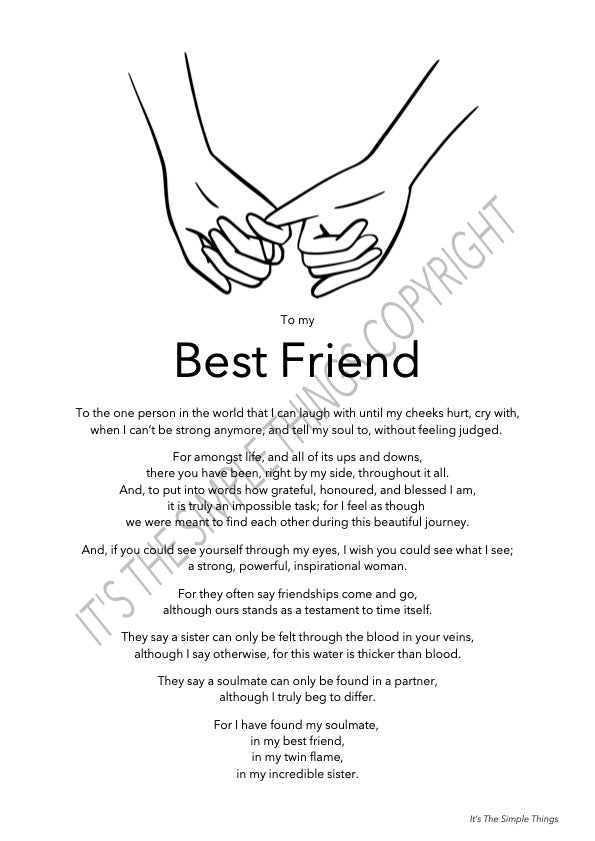 "Bestfriend" Print