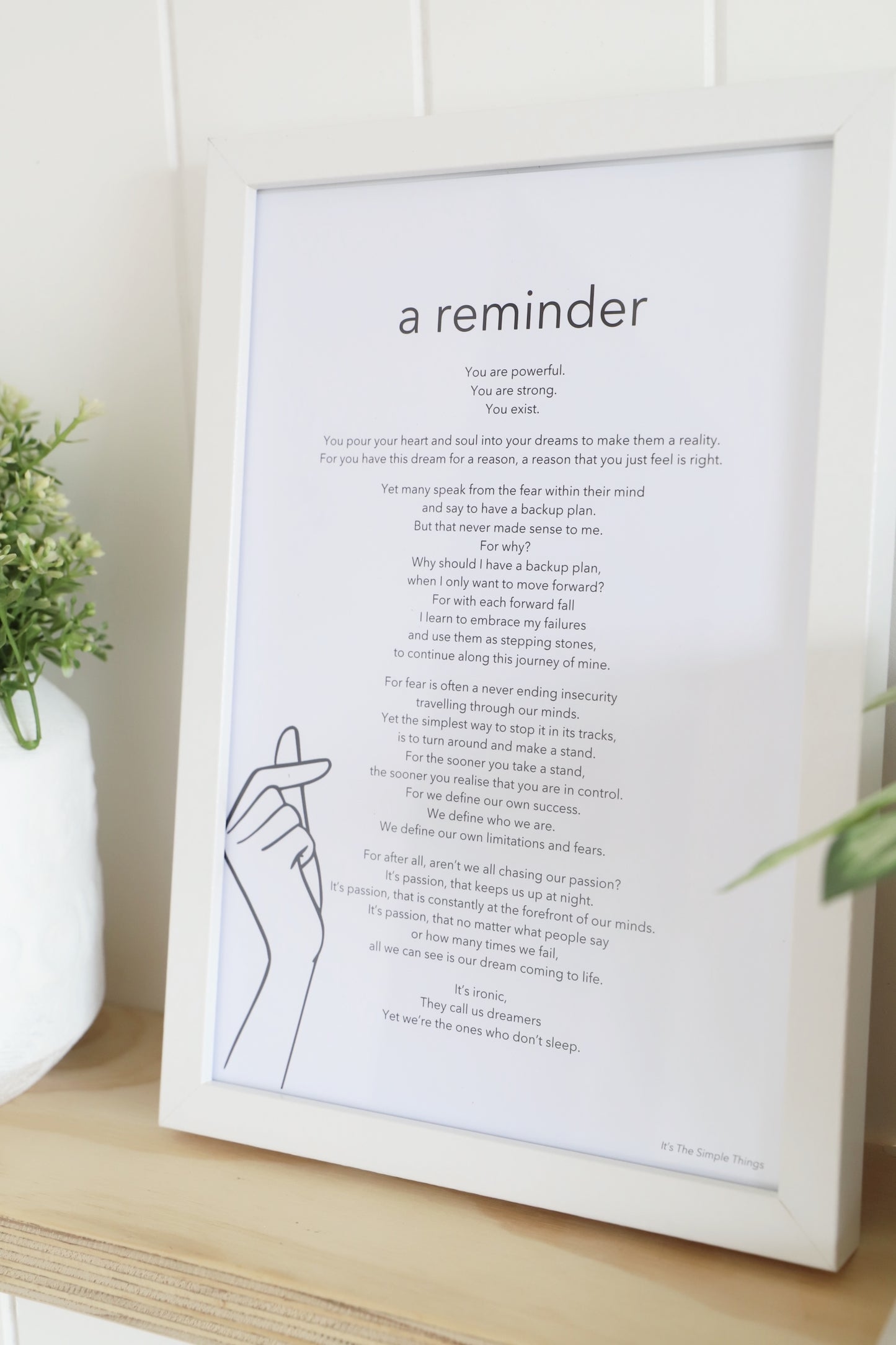 "A Reminder" Print
