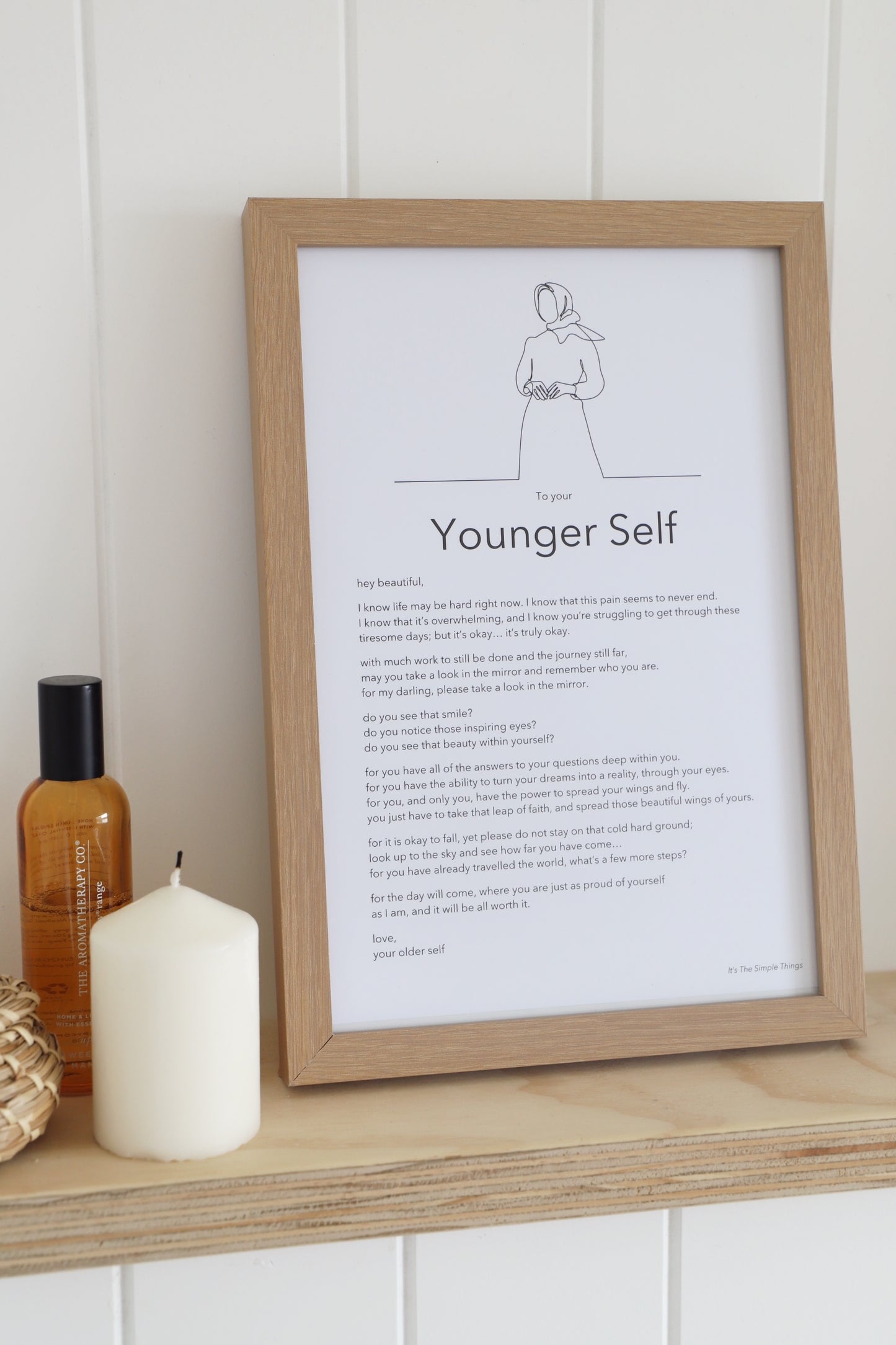 "To your Younger Self" Print