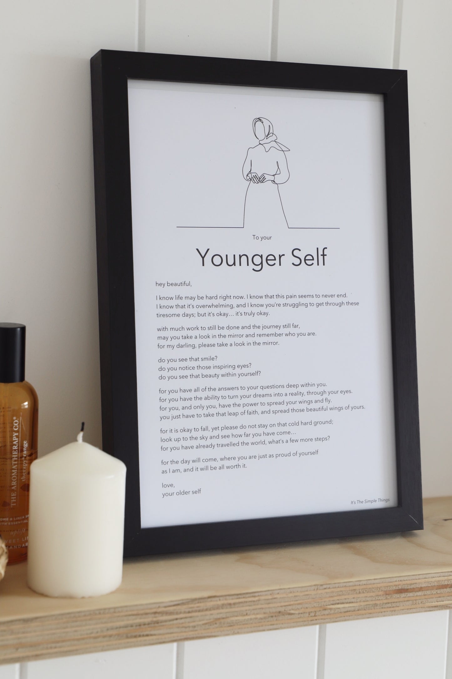 "To your Younger Self" Print