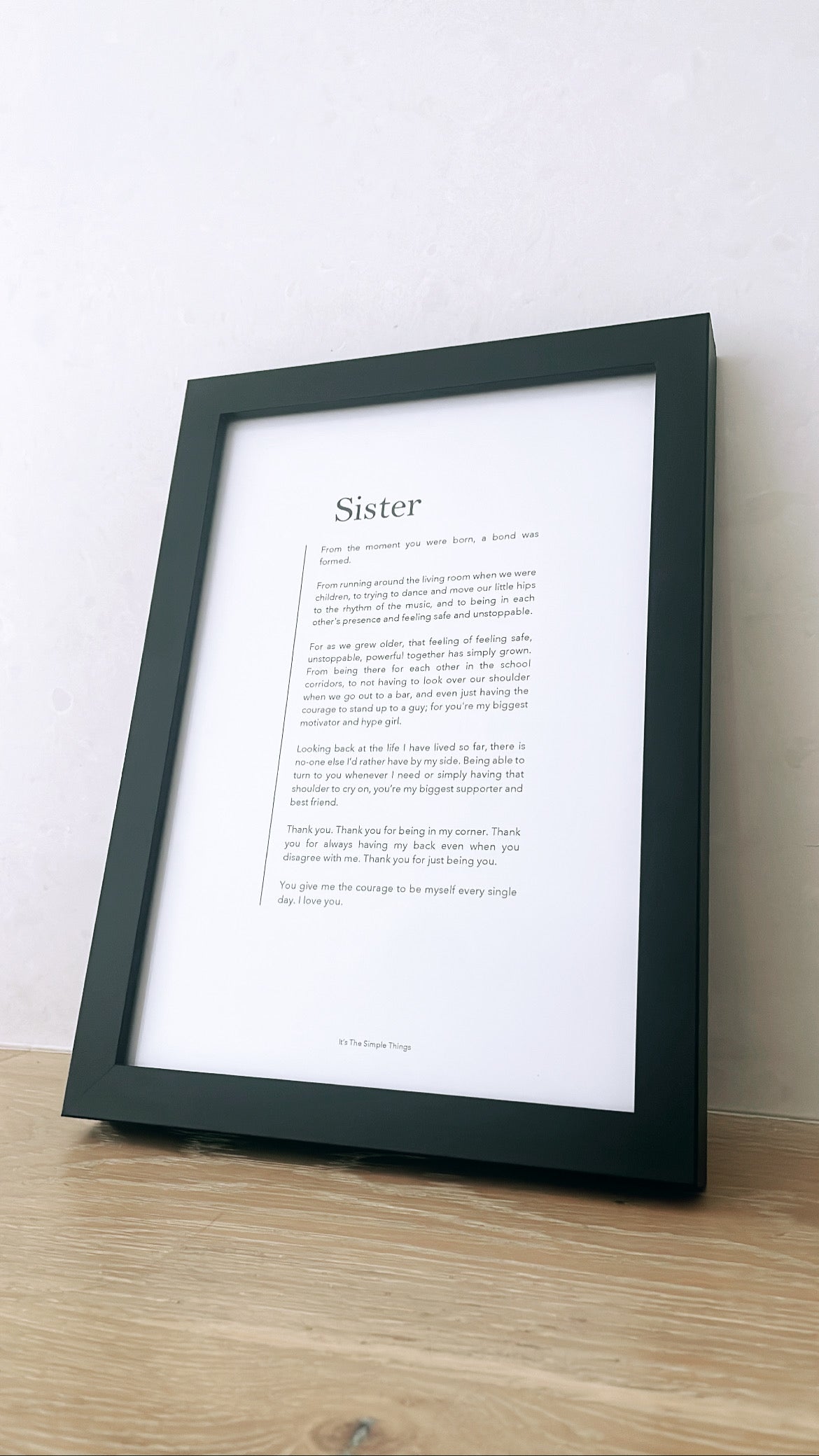 "Sister" Print