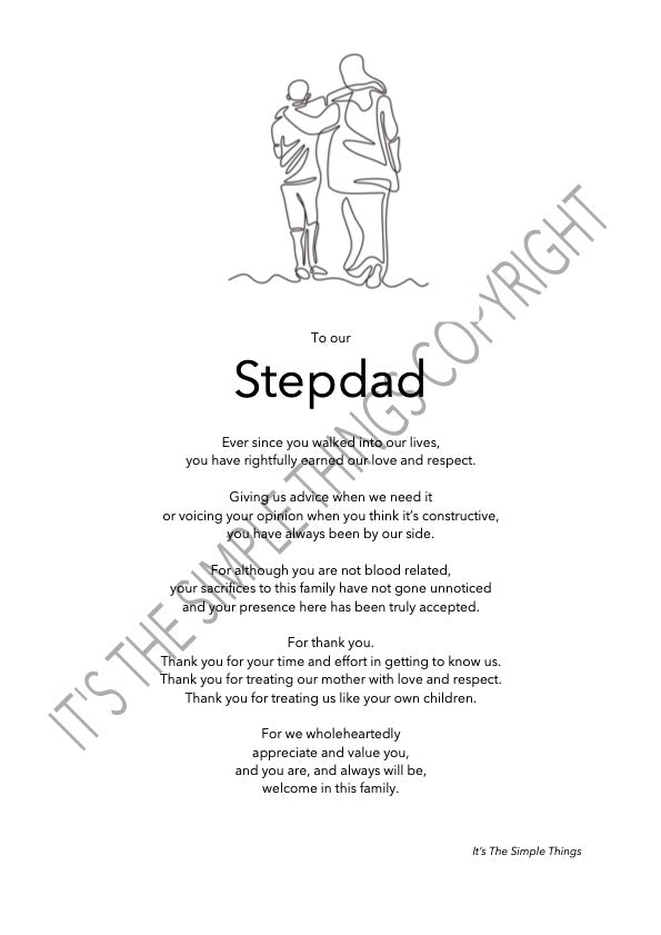 "Step-Dad" Print