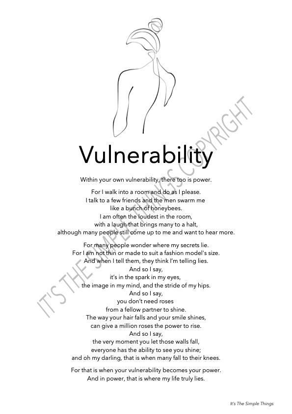 "Vulnerability" Print
