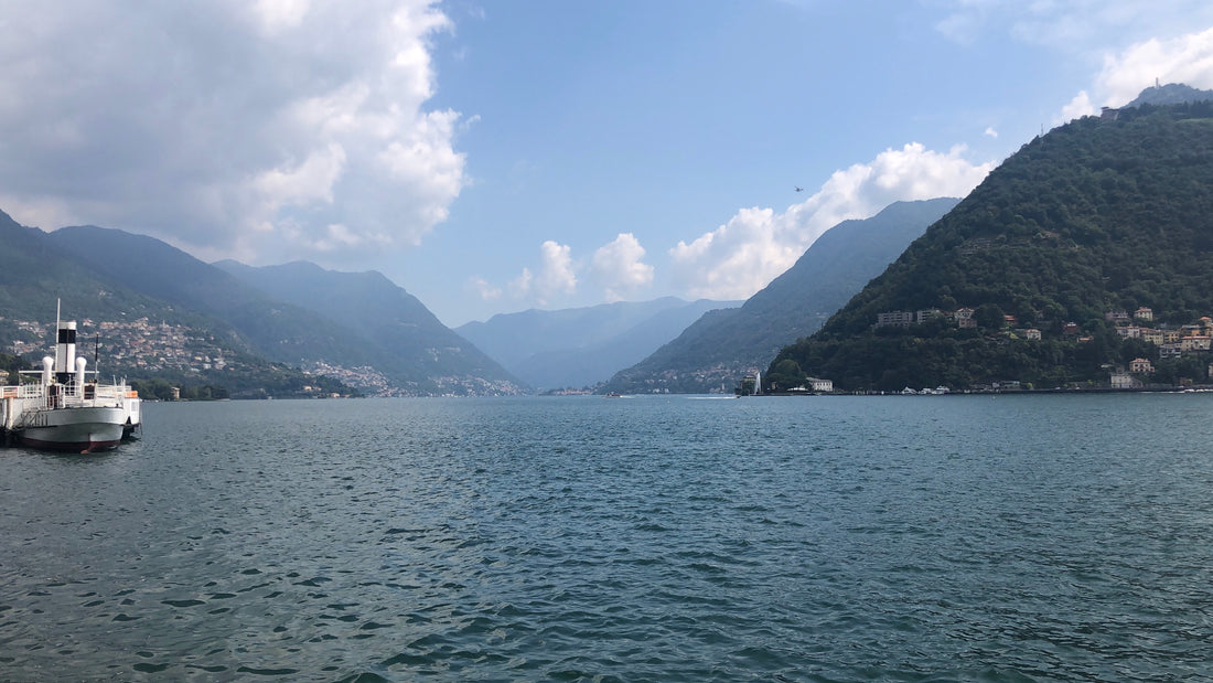 Image of the spectacular lake located in Lago di Como (Milan, Italy)