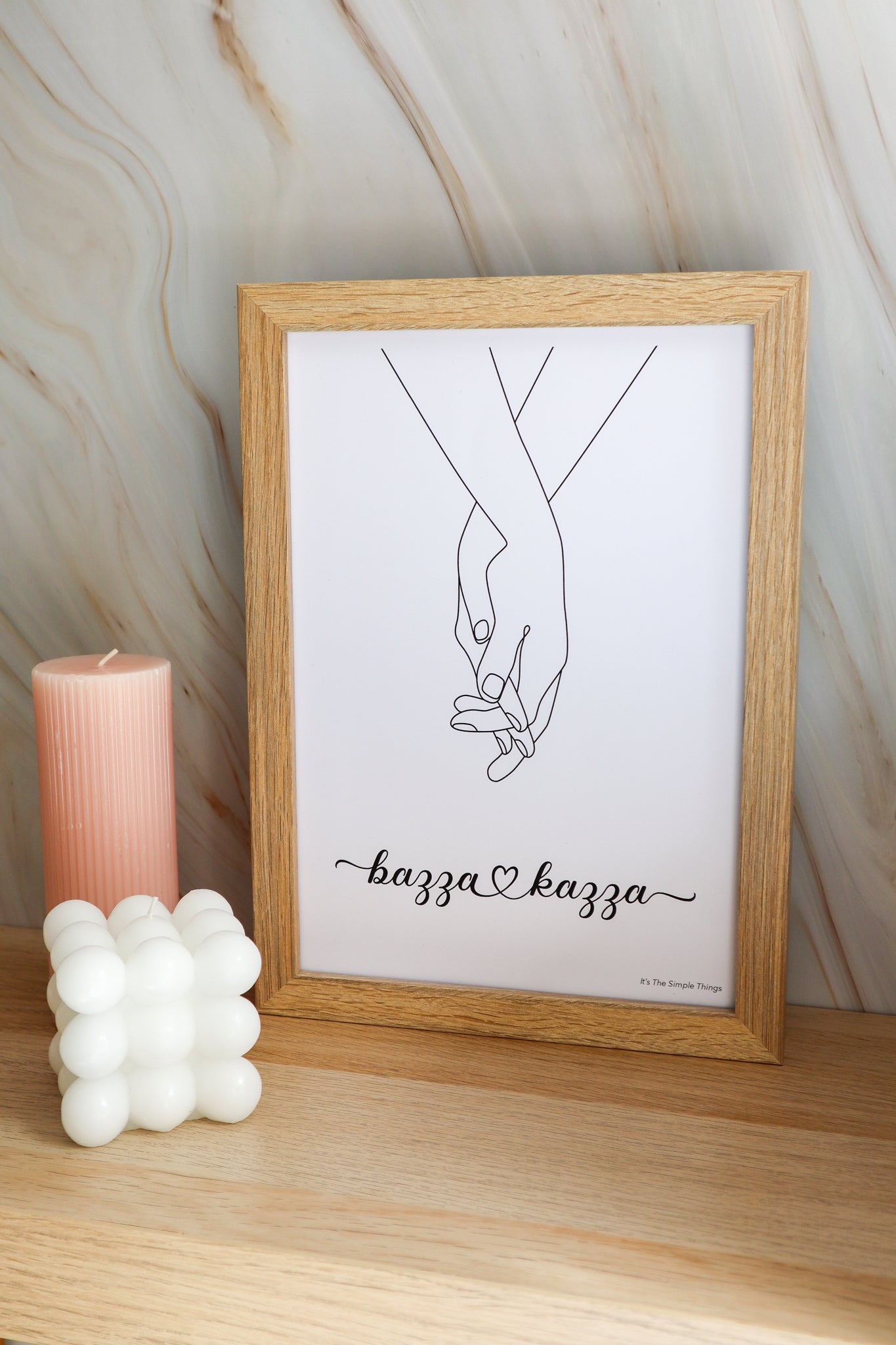 Personalised Partner Name Print
