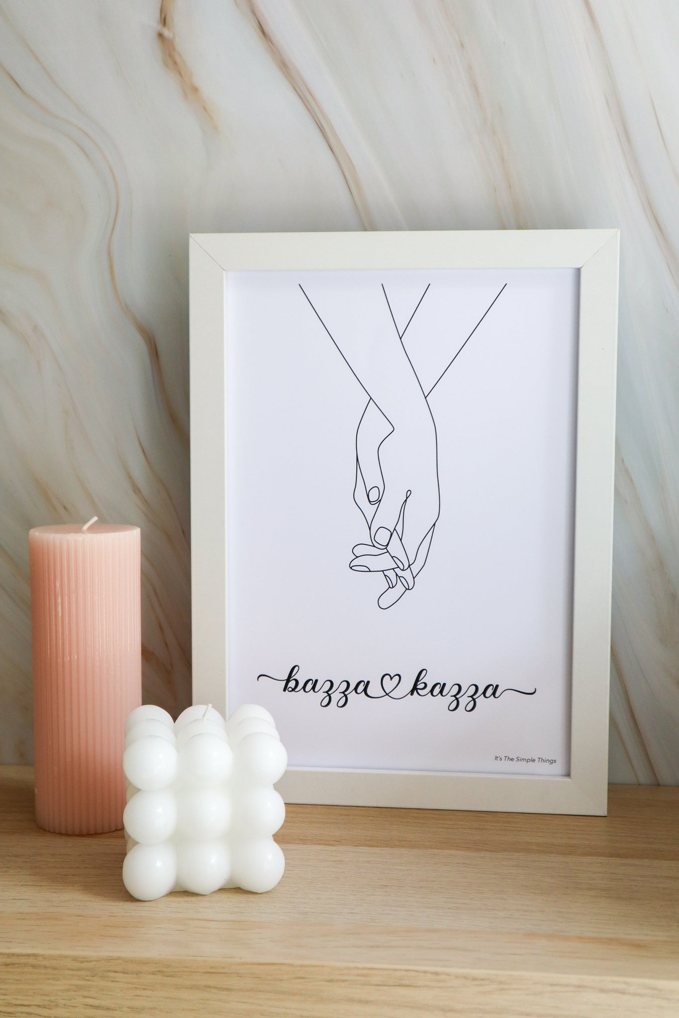 Personalised Partner Name Print