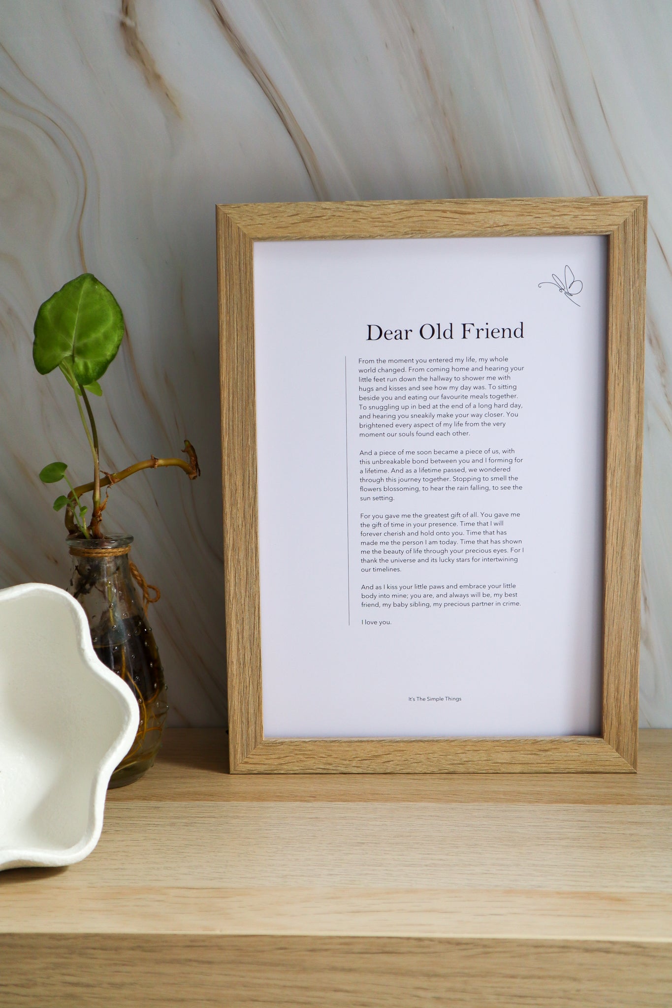 "Dear Old Friend" Print (About Pets)