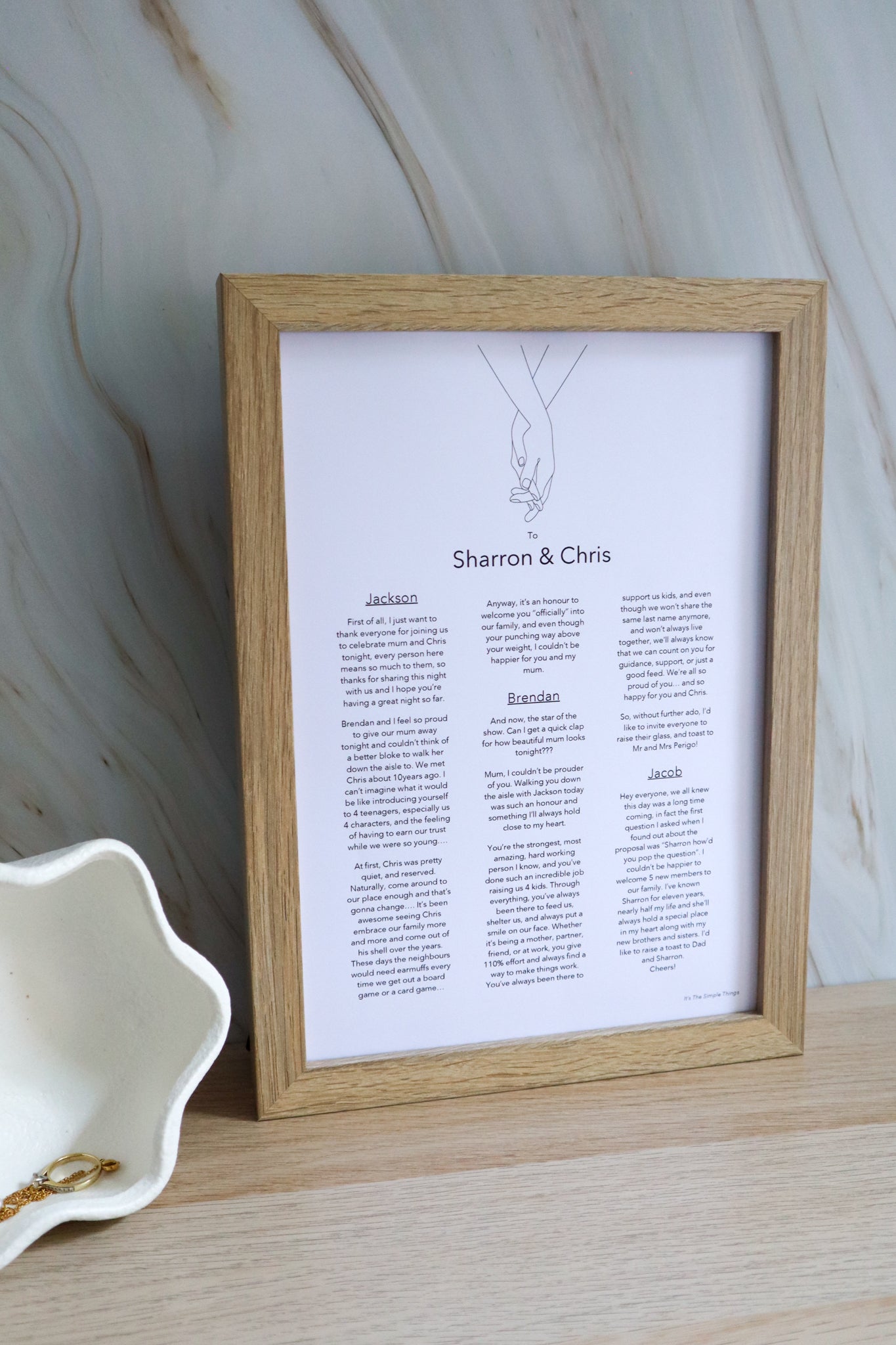 Wedding Speeches Print