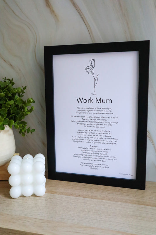 "Work Mum" Print