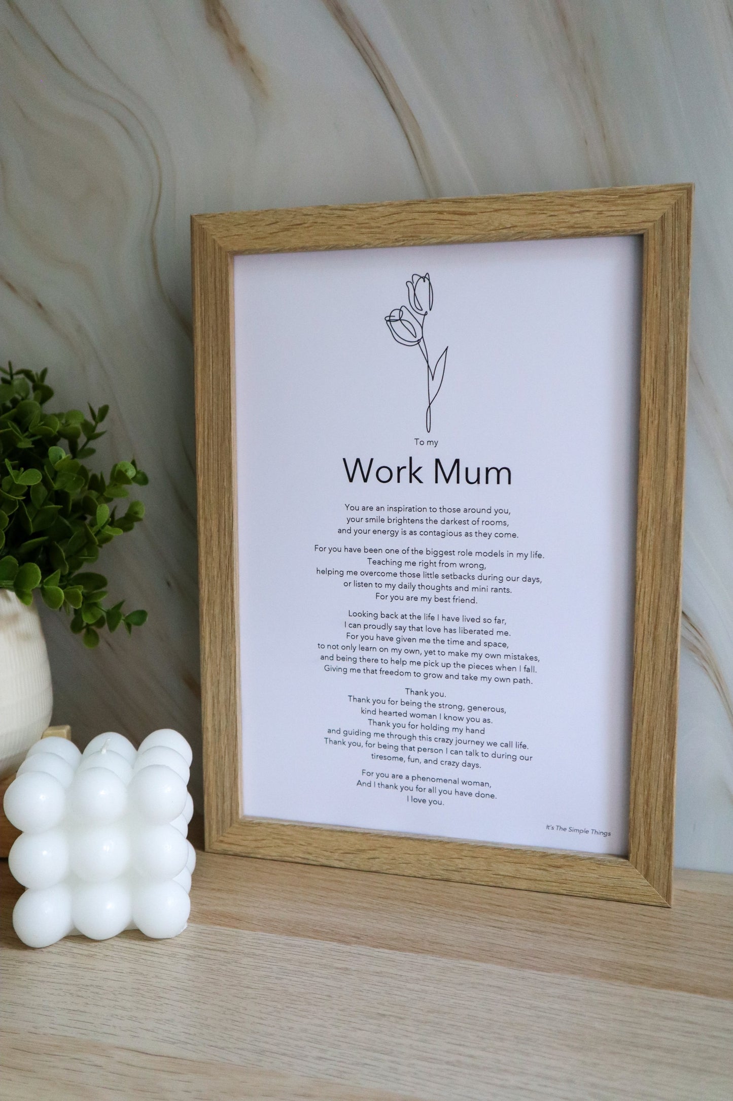 "Work Mum" Print