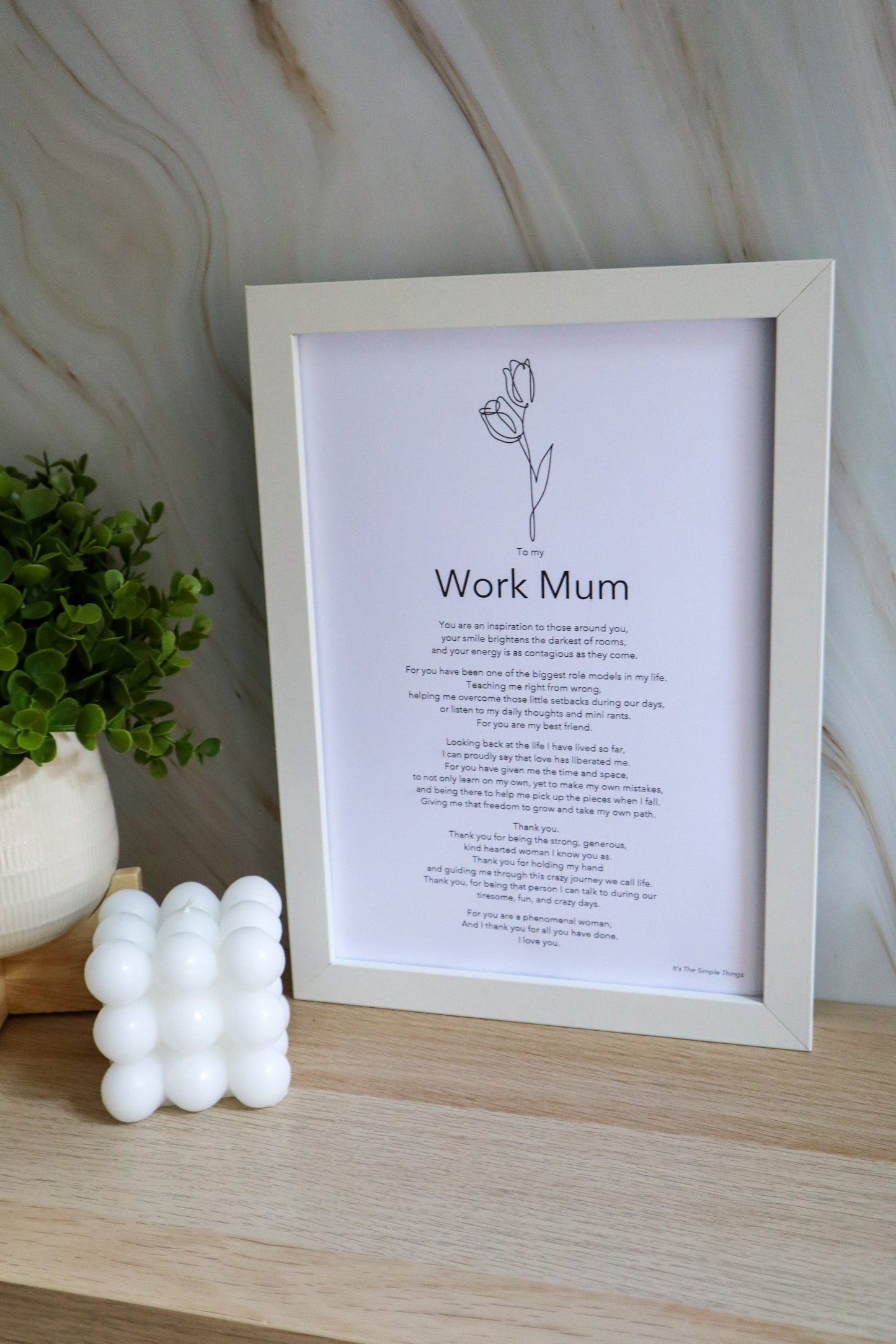 "Work Mum" Print
