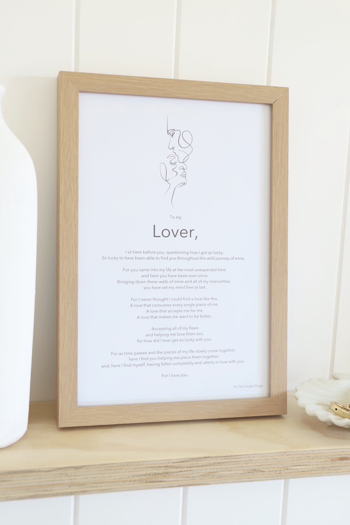 "To my Lover" (V1) Print