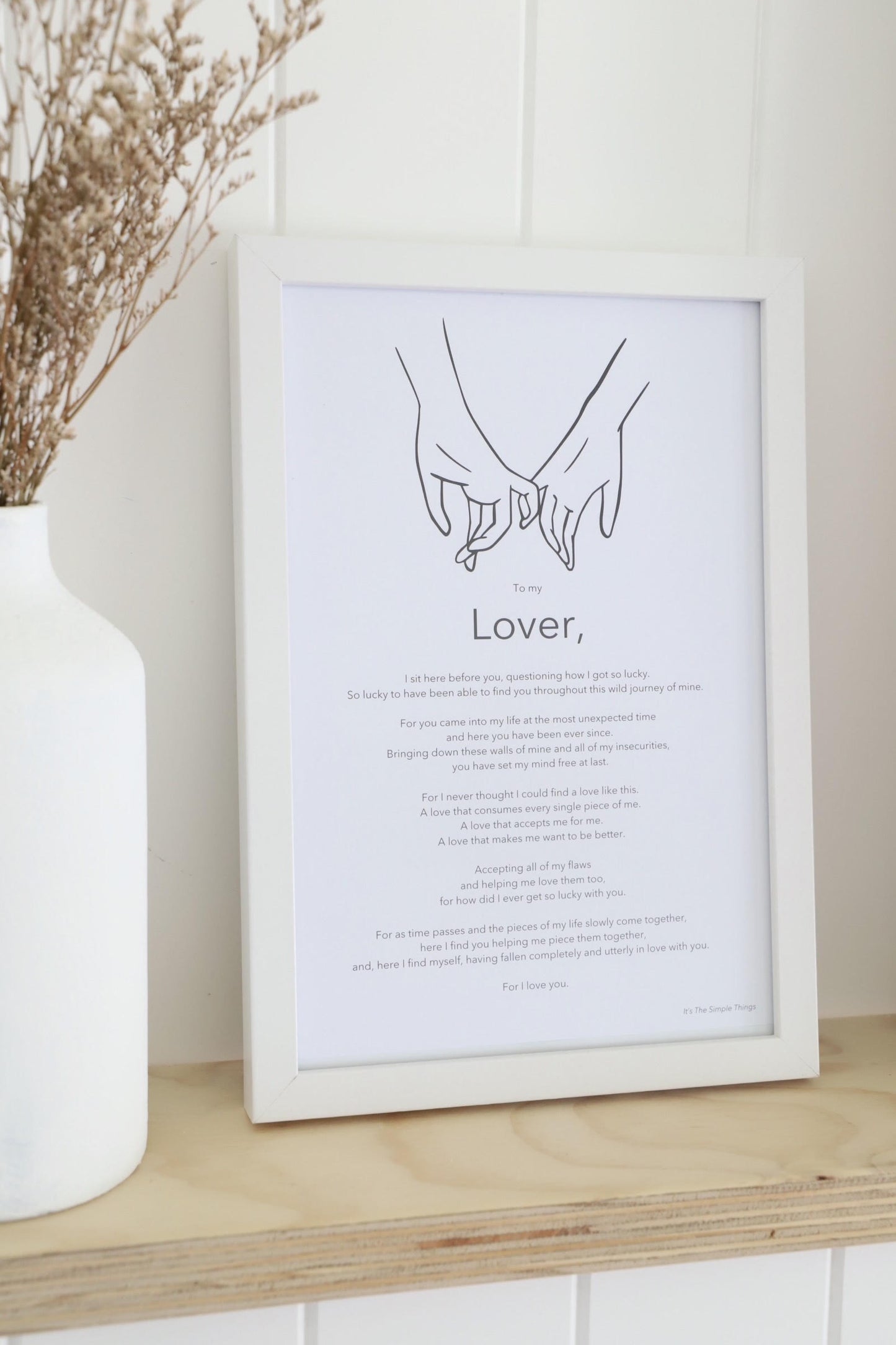 "To my Lover" (V1) Print