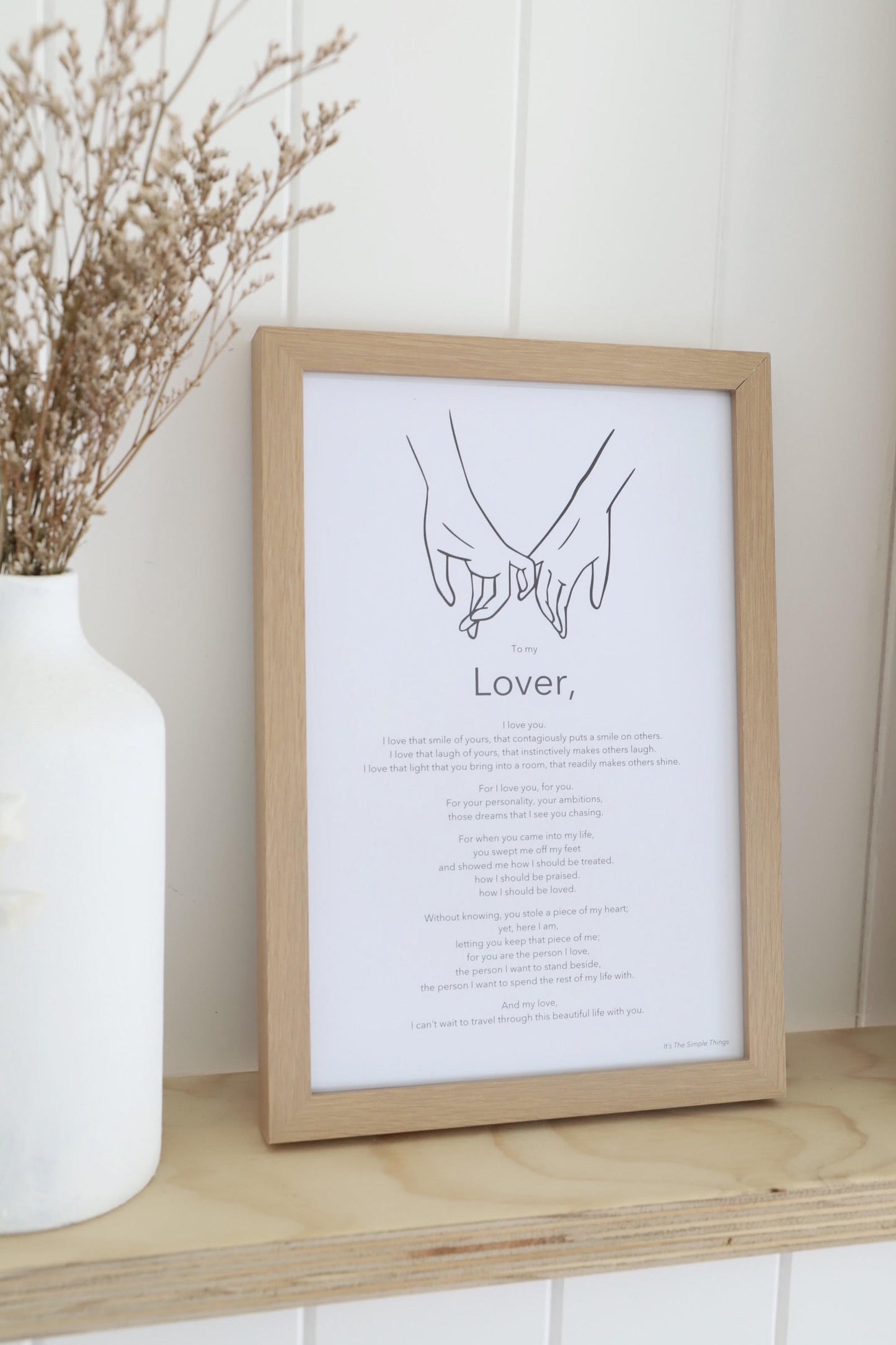 "To my Lover" (V2) Print
