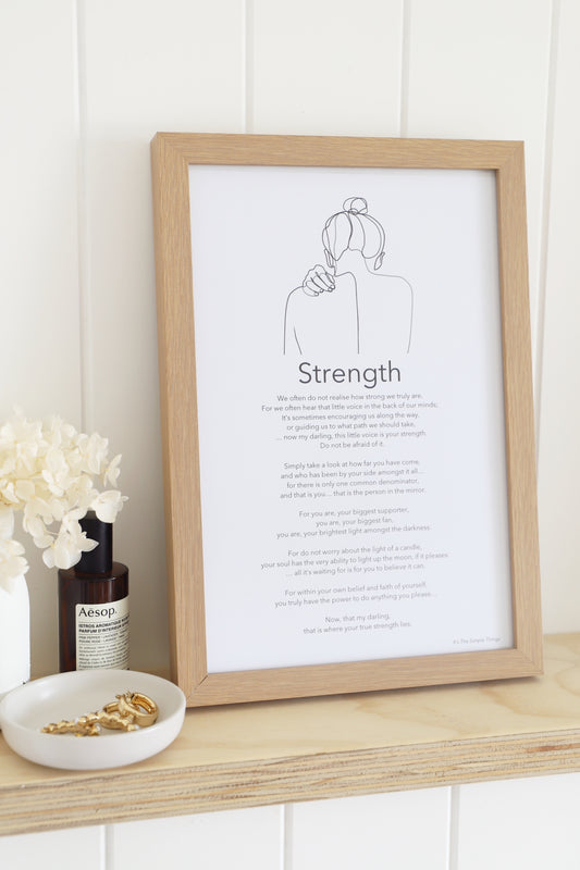 "Strength" Print