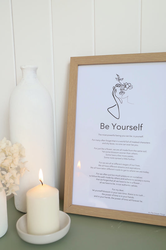 "Be Yourself" Print