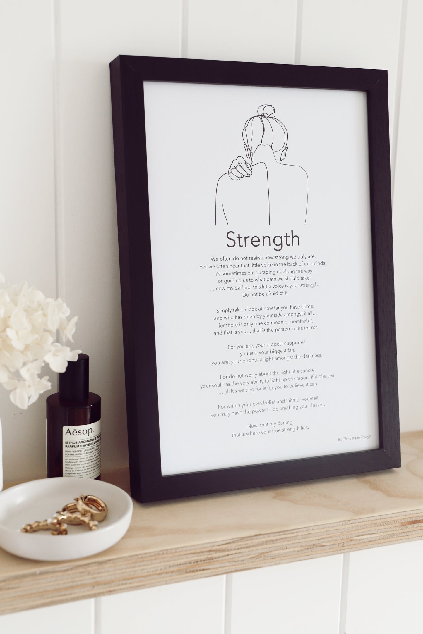 "Strength" Print