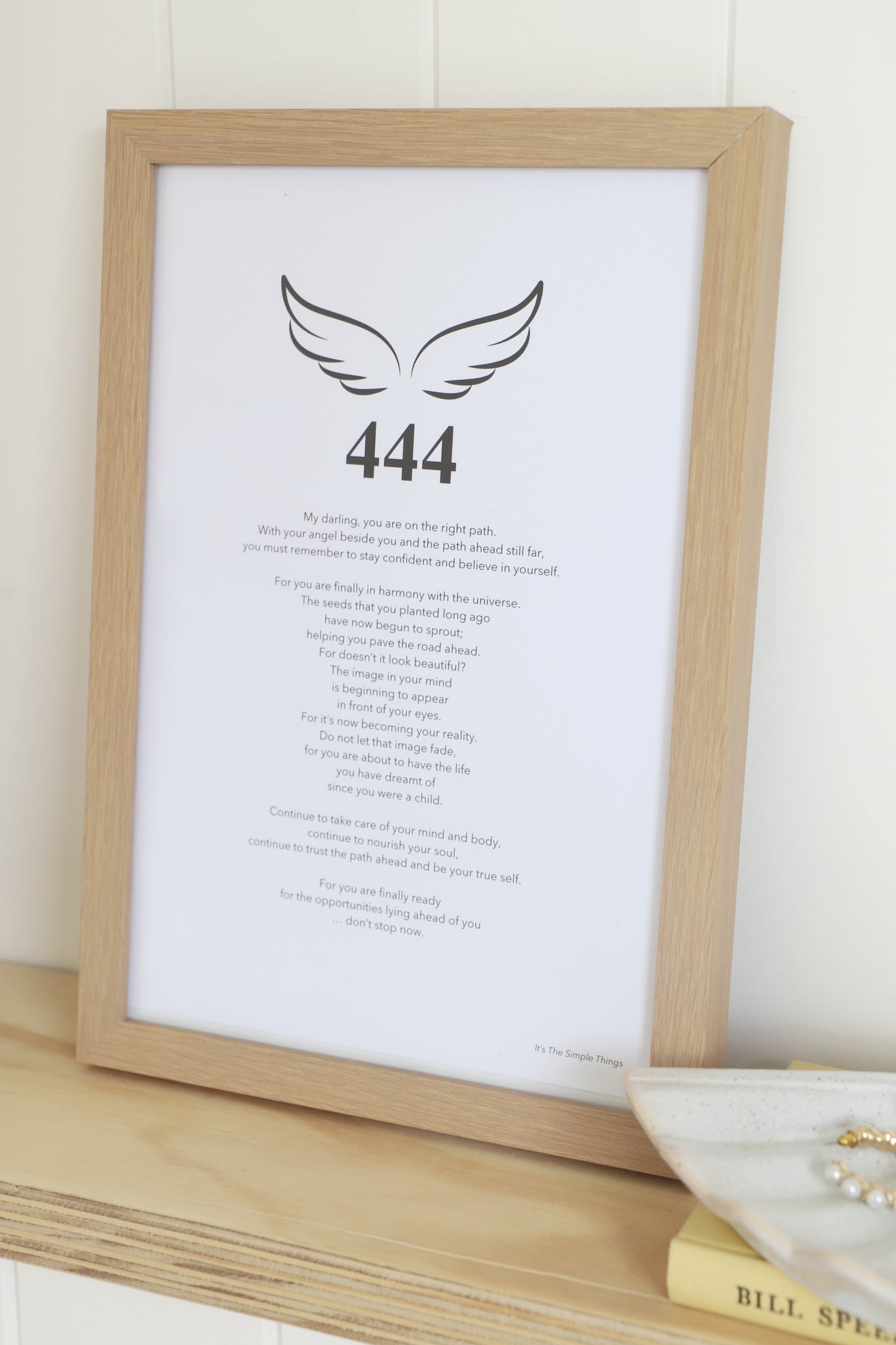 "444" Angel Number Print
