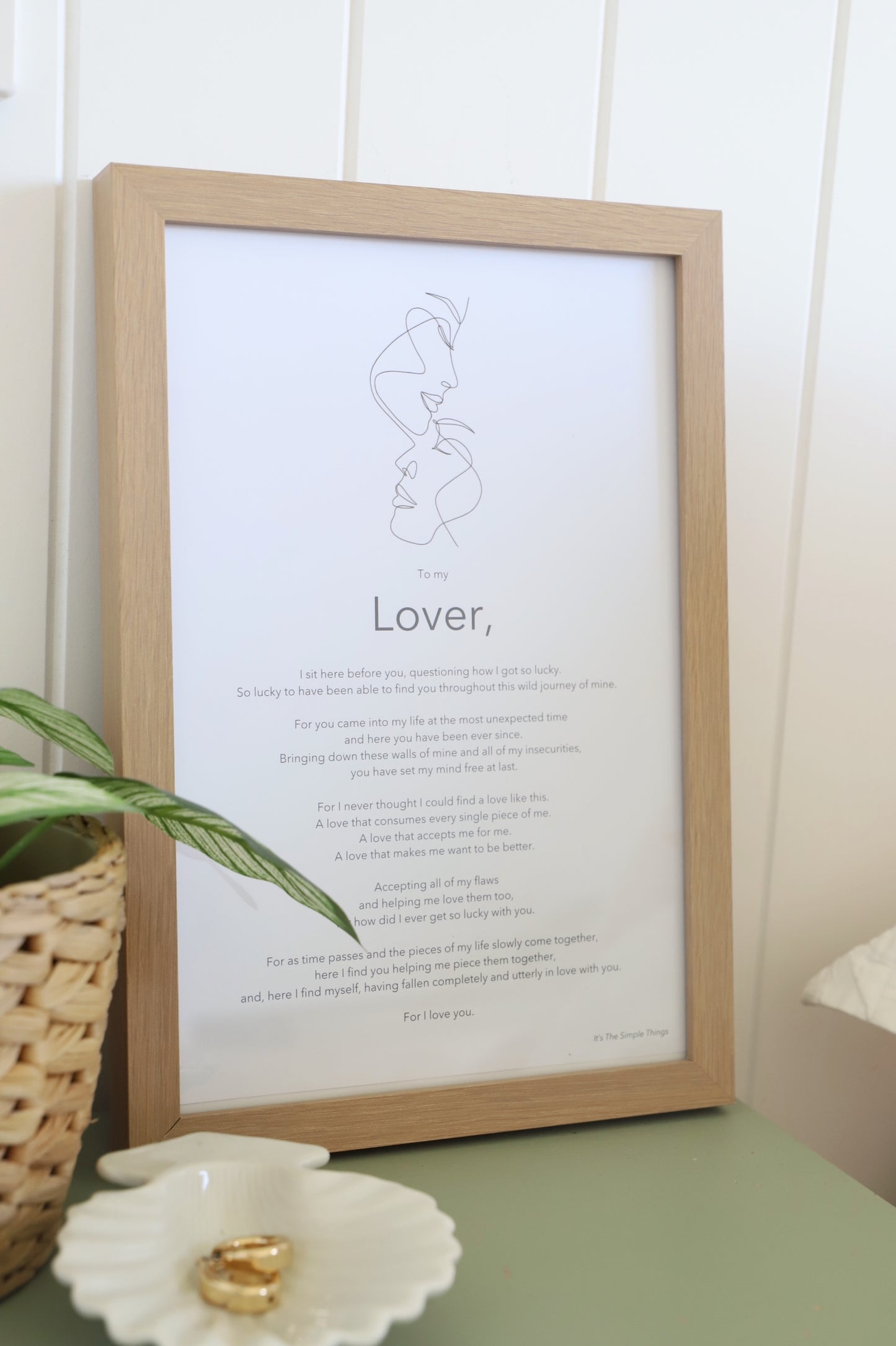 "To my Lover" (V1) Print