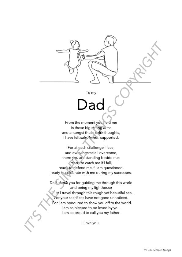 "Dad" Print
